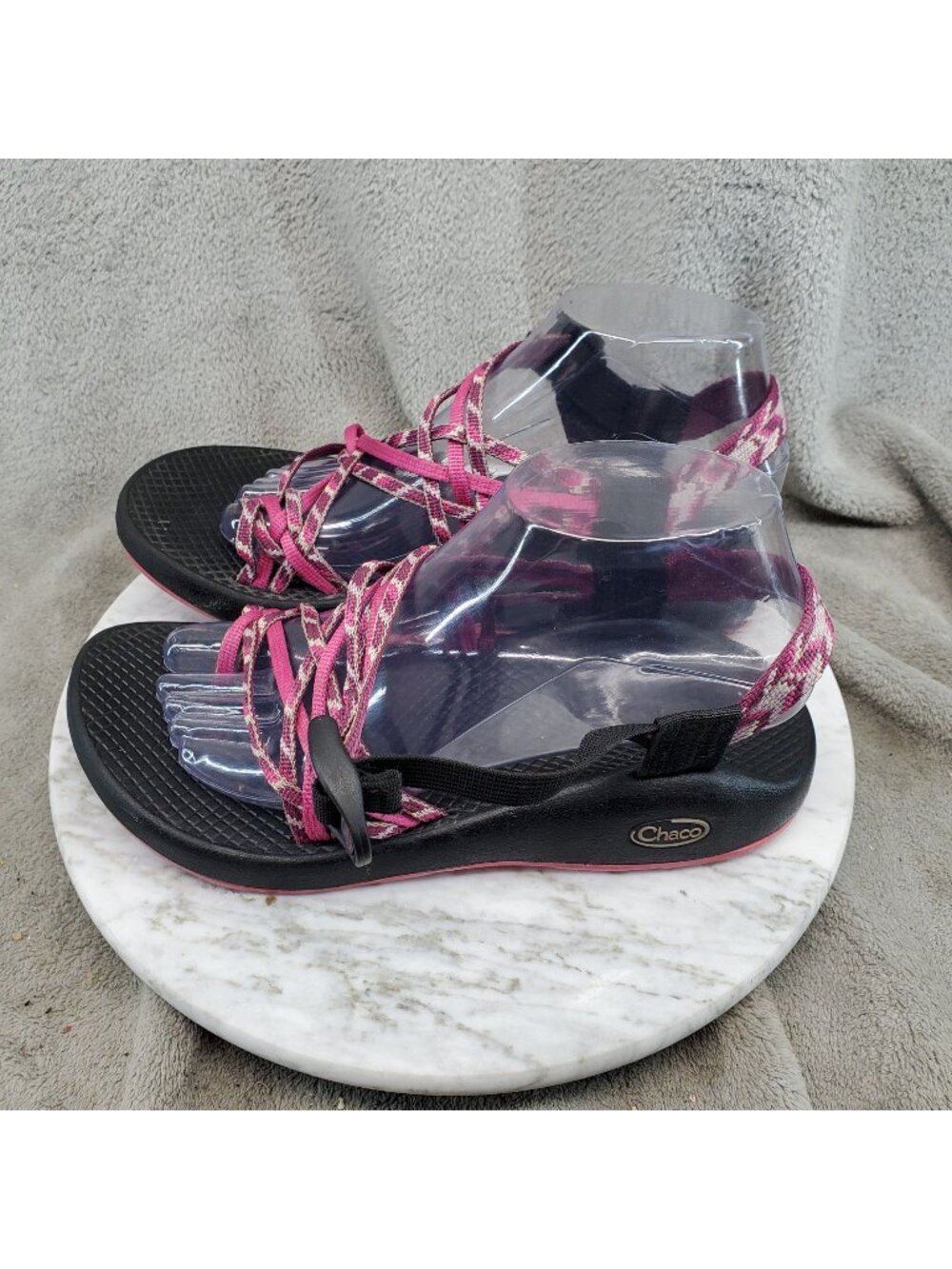 Chaco Shoes Womens Size 8 Pink Synthetic ZX/3 Yampa Vibram Sandals *Read*